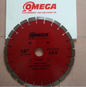 Lưỡi cắt bê tông OMEGA F350 (14'')