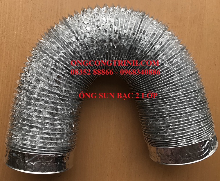 ống sun bạc 2 lớp