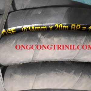 ống cao su bố vải phi 34